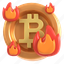 bitcoin, burn, currency, payment, coin, money, digital, finance, cryptocurrency, crypto, blockchain, business 