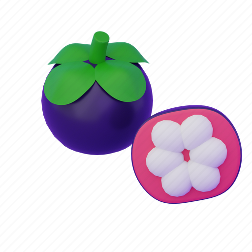Mangosteen, tropical, fruit, fresh, food icon - Download on Iconfinder