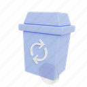 recycle, bin, trash, ecology, green, energy, environmentally, friendly, hygiene