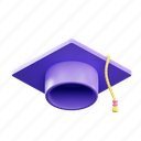 mortarboard, graduation, degree, education, college, diploma 