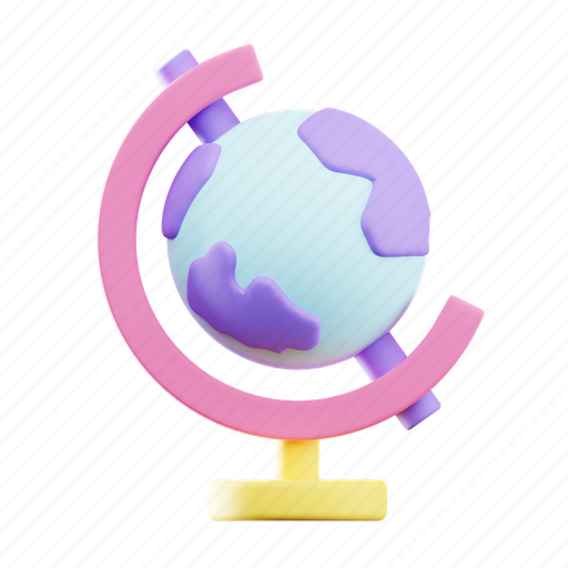 Geography, globe, earth, global, planet, astronomy, world 3D illustration - Download on Iconfinder