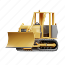bulldozer, heavy machine, construction, truck, excavator, machinery, vehicle 