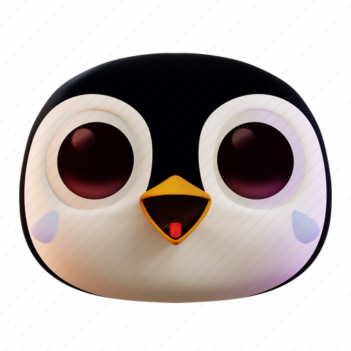 Emoji, funny, penguin, laughing, out, loud, face icon - Download on Iconfinder