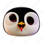 penguin, ugly, face, emoji, feeling, smiley, expression, smile, happy 