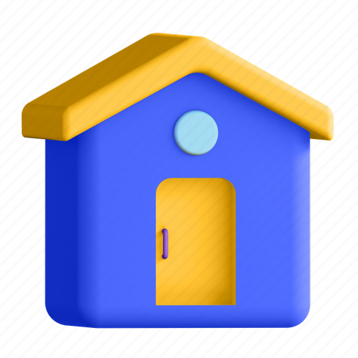 Home, house, building 3D illustration - Download on Iconfinder