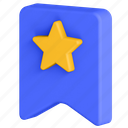 bookmark, favorite, star, badge 