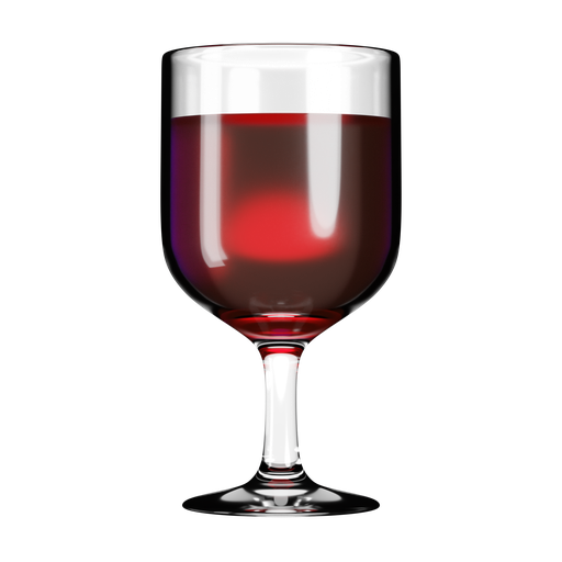 Drink, glass, wine 3D illustration - Free download