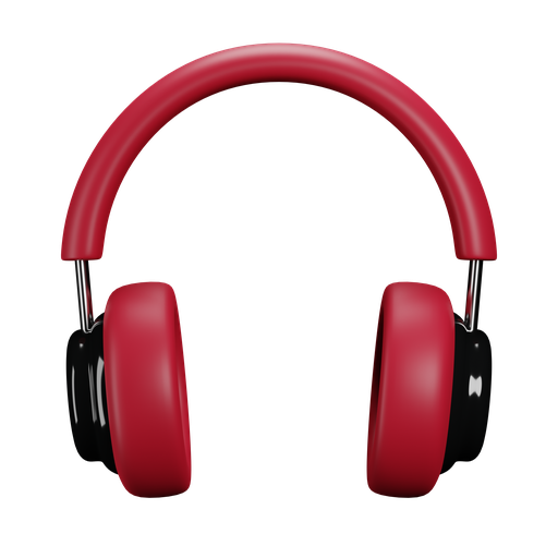 Headset, earphones, headphone, audio 3D illustration - Free download
