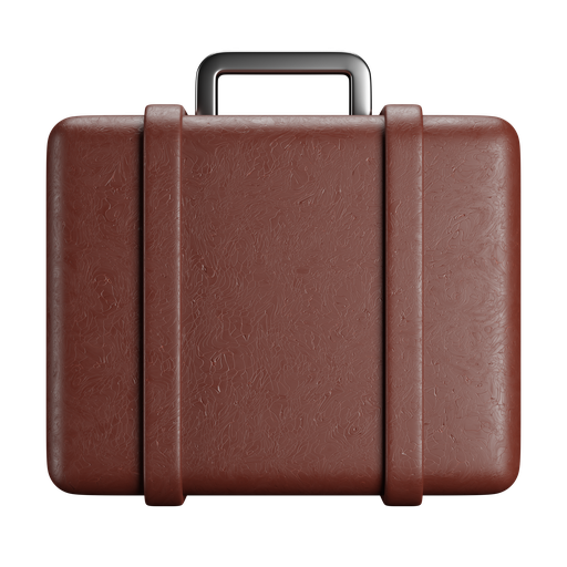 Suitcase, luggage, travel 3D illustration - Free download