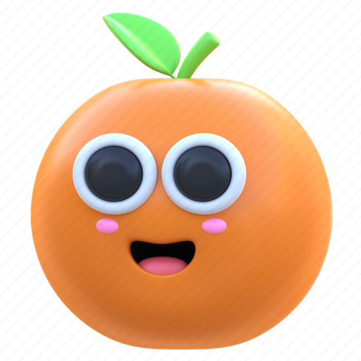 Orange, fruits, healthy, juice, drink, fruit, citrus 3D illustration - Download on Iconfinder