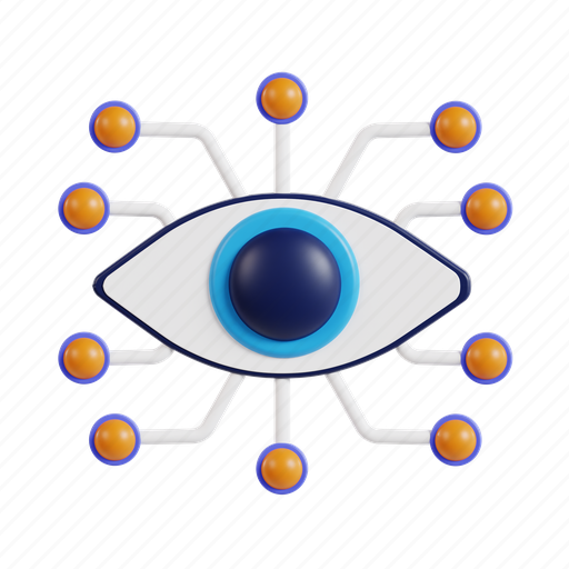 Technology, eye, identification, security, scan, biometric, recognition 3D illustration - Download on Iconfinder