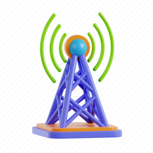 Future, technology, wireless, connection, internet, network, 5g 3D illustration - Download on Iconfinder