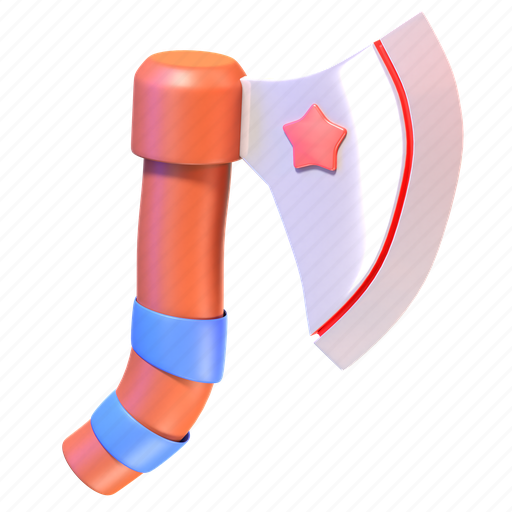 Axe, 3d, alcohol, chest, flag, game, interface 3D illustration - Download on Iconfinder
