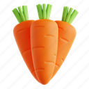 carrots, vegetable, organic, food 