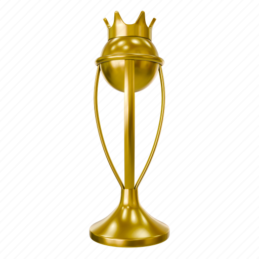 Trophy, champion, winner, badge, award, achievement, cup 3D illustration - Download on Iconfinder