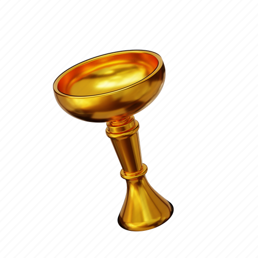 Trophy, golden, award, winner, achievement, champion, reward 3D illustration - Download on Iconfinder