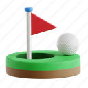 flag, golf, sport, ball, golf hole 