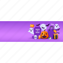 halloween, banner, scary, ghost, horror, spooky
