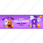 halloween, banner, ghost, scary, spooky, emoticon 