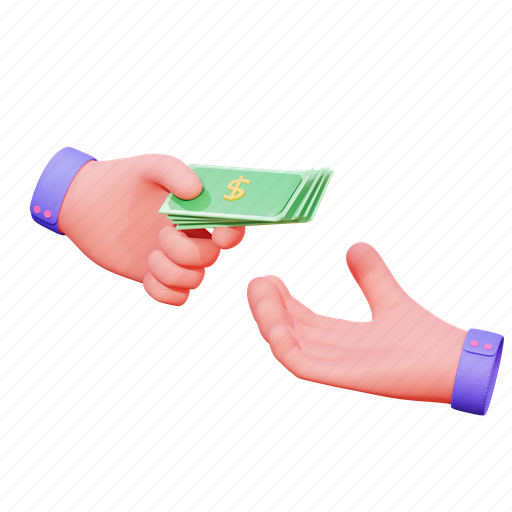 Hand, gesture, finance, saving, money, buy, wallet 3D illustration - Download on Iconfinder