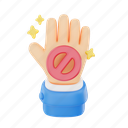 stop, hand, gesture, forbidden, no, prohibited