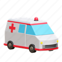 ambulance, emergency, medical, vehicle, transport 
