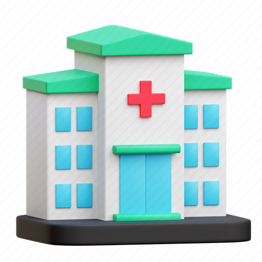 Hospital, clinic, health, healthcare, medical 3D illustration - Download on Iconfinder