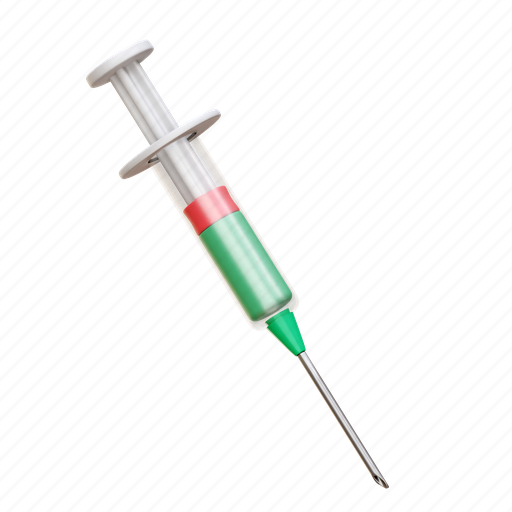 Injection, syringe, vaccine, medical, medicine 3D illustration - Download on Iconfinder