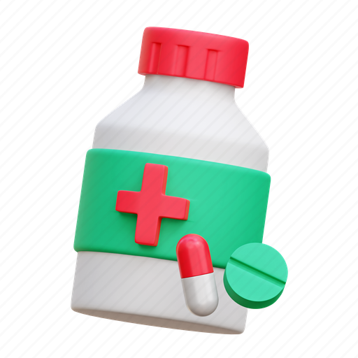 Medicine, pills, pharmacy, medical, drugs 3D illustration - Download on Iconfinder