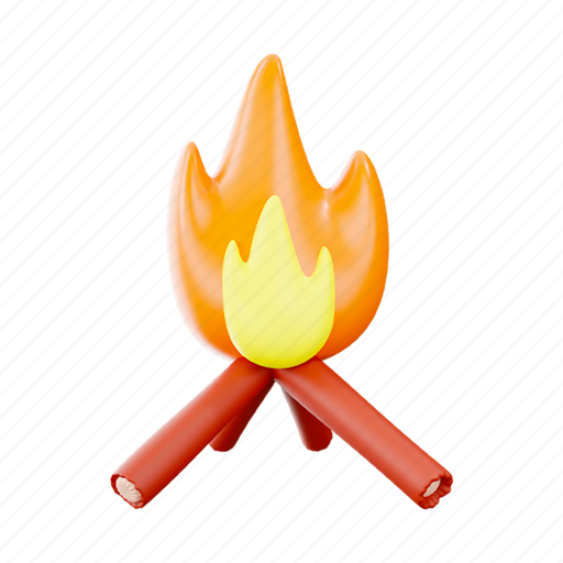 Holi, flame, fire, holy, holika, acupisious, india 3D illustration - Download on Iconfinder