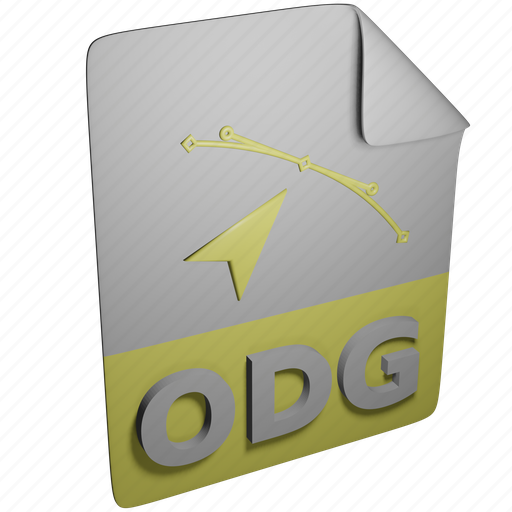 Ico, odg, extension, draw, vector 3D illustration - Download on Iconfinder