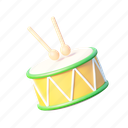 drum, celebration, instrument, india, indian, independence day, flag, country