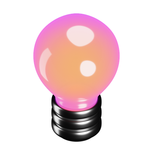 Bulb, lightbulb, idea 3D illustration - Free download