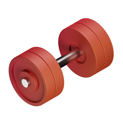 Gym, fitness, dumbbell, weight lifting 3D illustration - Free download