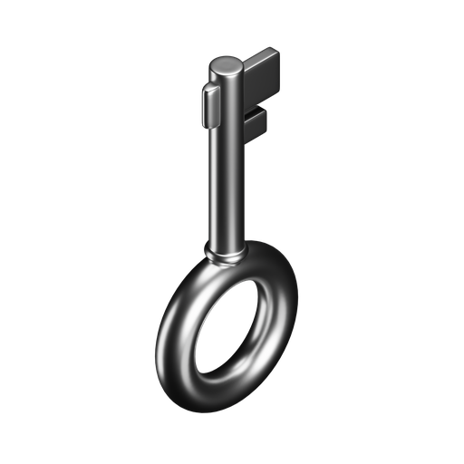 Key, lock, secure, safe 3D illustration - Free download
