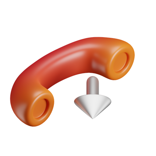 Outgoing, phone, call, telephone 3D illustration - Free download