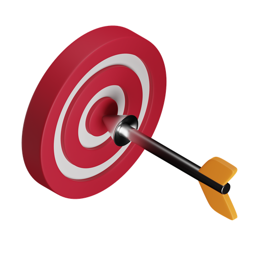 Target, aim, arrow 3D illustration - Free download
