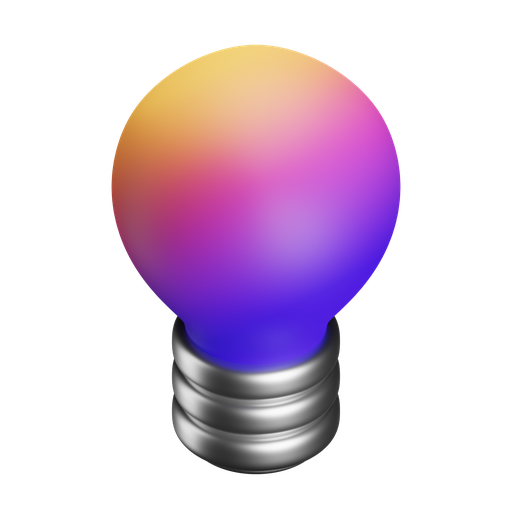 Bulb, light, idea, light bulb 3D illustration - Free download