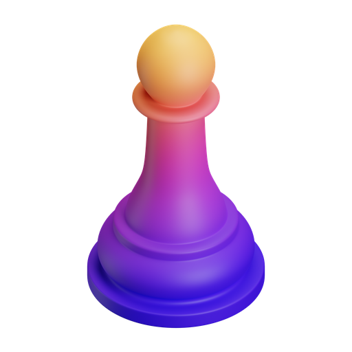 Chess, chess piece, pawn 3D illustration - Free download