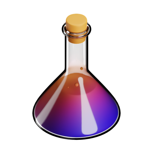 Lab, laboratory, chemistry, flask, experiment 3D illustration - Free download