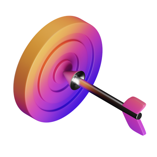Target, goal, aim, focus, arrow 3D illustration - Free download