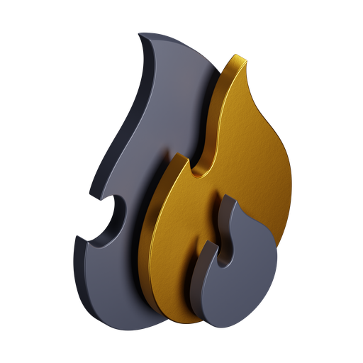 Fire, iso, premium 3D illustration - Free download