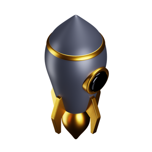 Rocket, iso, premium 3D illustration - Free download