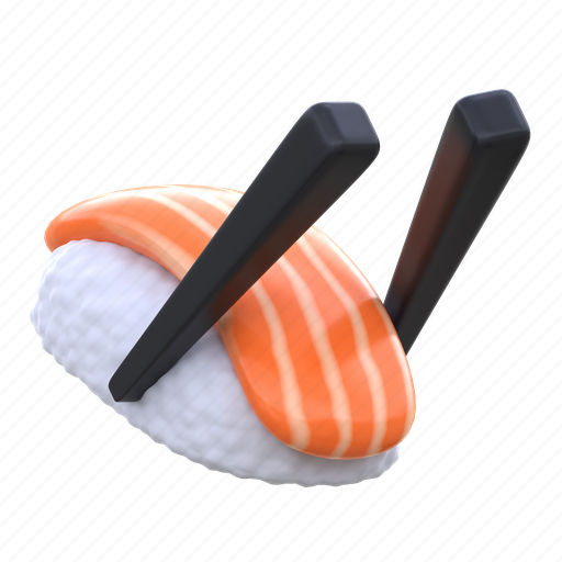 Nigiri, sushi, with, chopstick, food, maki, roll icon - Download on Iconfinder