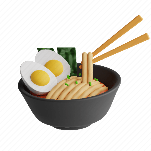 Ramen, noodles, japanese, asian, chinese 3D illustration - Download on Iconfinder