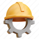 engineer, gear, helmet, construction 