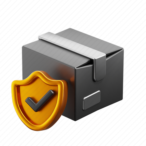Package, protection, protected, safe, shield, box, delivery icon - Download on Iconfinder