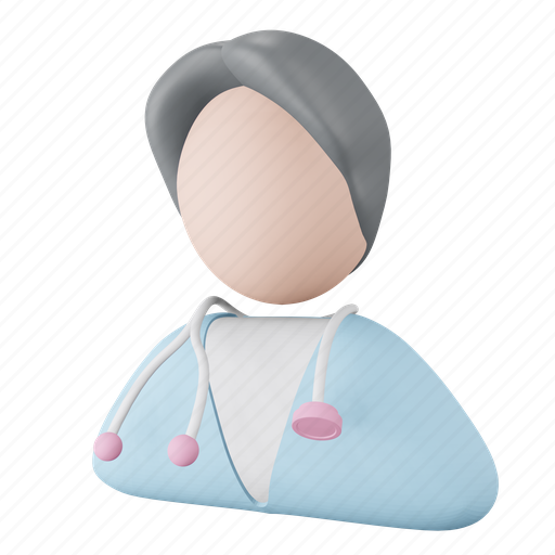 Doctor, profession, nurse, medical, personnel, health 3D illustration - Download on Iconfinder