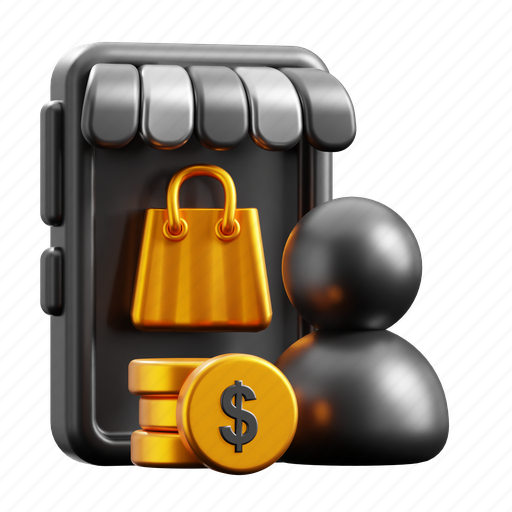 Buyer, customer, ecommerce, seller, shopping, bag, person icon - Download on Iconfinder