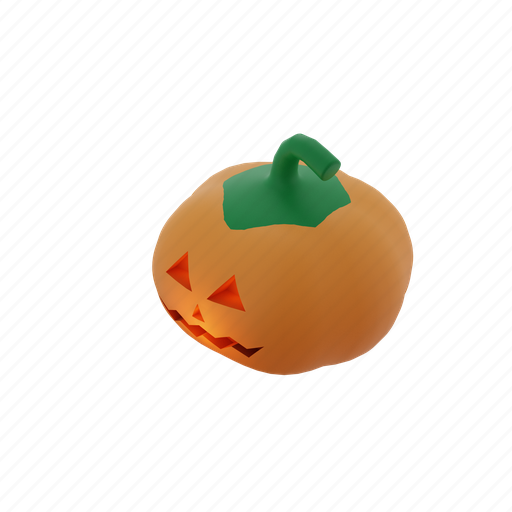 Pumpkin, jack, o, lantern, scary, holiday, decoration icon - Download on Iconfinder